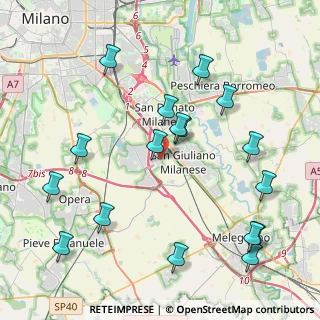 Mappa Via Pitagora, 20098 Civesio MI, Italia (4.74176)