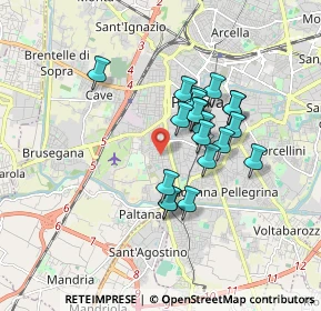 Mappa Via Savona, 35142 Padova PD, Italia (1.3675)