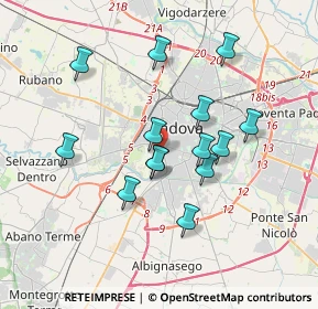 Mappa Via Savona, 35142 Padova PD, Italia (3.13286)