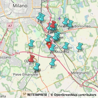 Mappa Viale Lombardia, 20098 San Giuliano Milanese MI, Italia (3.293)