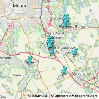 Mappa Viale Lombardia, 20098 San Giuliano Milanese MI, Italia (2.64667)