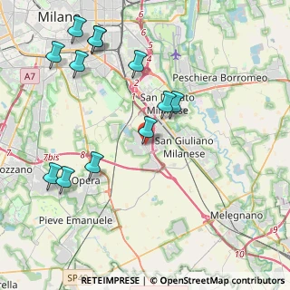 Mappa Viale Lombardia, 20098 San Giuliano Milanese MI, Italia (4.71583)
