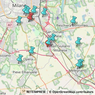 Mappa Viale Lombardia, 20098 San Giuliano Milanese MI, Italia (5.30867)