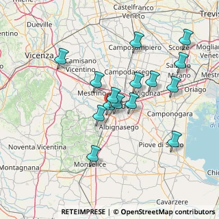 Mappa Via Monteortone, 35142 Padova PD, Italia (13.41667)