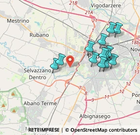 Mappa Via Monteortone, 35142 Padova PD, Italia (3.54692)