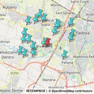 Mappa Via Monteortone, 35142 Padova PD, Italia (1.9505)