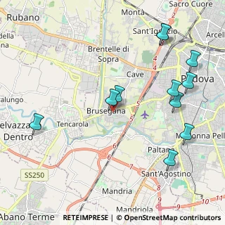 Mappa Via Monteortone, 35142 Padova PD, Italia (2.39909)