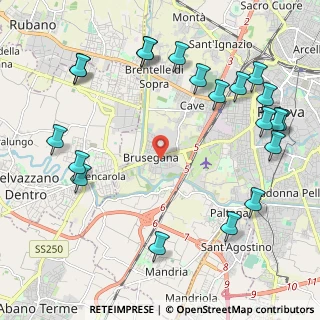 Mappa Via Monteortone, 35142 Padova PD, Italia (2.6965)