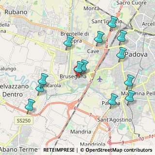 Mappa Via Monteortone, 35142 Padova PD, Italia (2.22923)