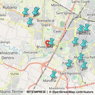 Mappa Via Monteortone, 35142 Padova PD, Italia (2.84615)