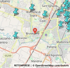 Mappa Via Monteortone, 35142 Padova PD, Italia (3.38)