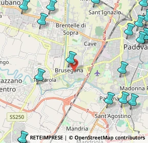 Mappa Via Monteortone, 35142 Padova PD, Italia (3.4845)