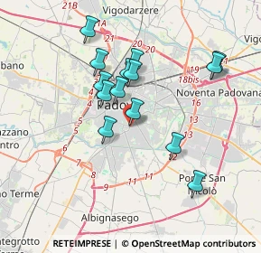 Mappa Via Alessandro Manzoni, 35126 Padova PD, Italia (3.20071)