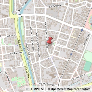 Mappa Via Santa Maria in Vanzo, 33, 35123 Padova, Padova (Veneto)