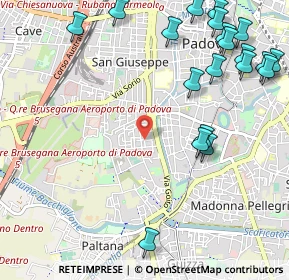 Mappa Via Livorno, 35142 Padova PD, Italia (1.425)