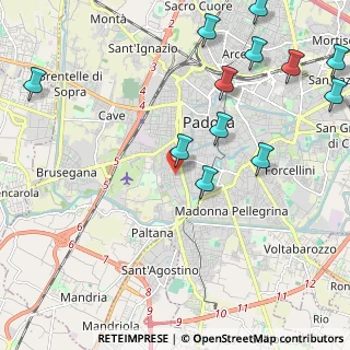 Mappa Via Livorno, 35142 Padova PD, Italia (2.74667)