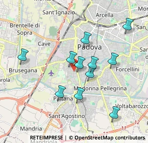Mappa Via Livorno, 35142 Padova PD, Italia (1.68273)