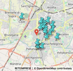 Mappa Via Livorno, 35142 Padova PD, Italia (1.3215)