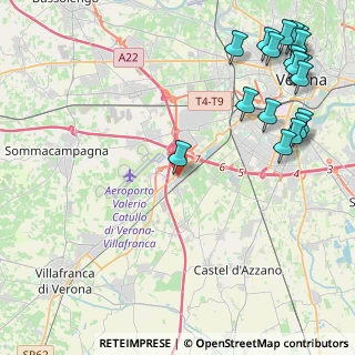 Mappa Via Don Giovanni Bosco, 37062 Dossobuono VR, Italia (6.135)