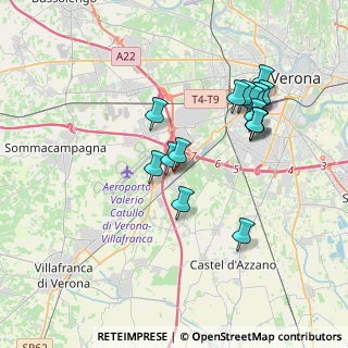 Mappa Via Don Giovanni Bosco, 37062 Dossobuono VR, Italia (3.59118)