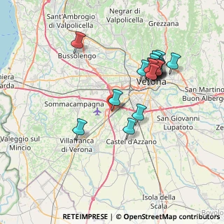 Mappa Via Don Giovanni Bosco, 37062 Dossobuono VR, Italia (7.2745)