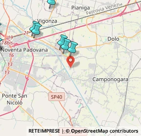 Mappa Via II' Strada, 30030 Vigonovo VE, Italia (6.05636)