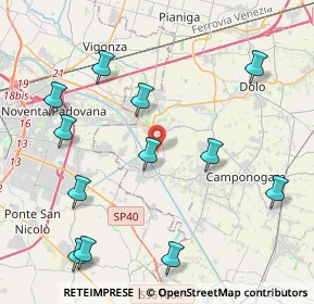 Mappa Via II' Strada, 30030 Vigonovo VE, Italia (4.83667)