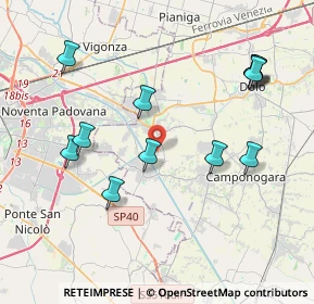 Mappa Via II' Strada, 30030 Vigonovo VE, Italia (4.22083)
