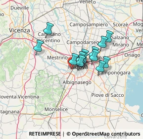 Mappa 35143 Padova PD, Italia (9.11286)