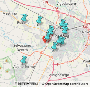 Mappa 35143 Padova PD, Italia (2.91167)