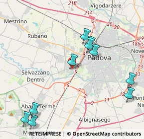 Mappa 35143 Padova PD, Italia (5.11182)