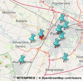 Mappa 35143 Padova PD, Italia (3.59818)