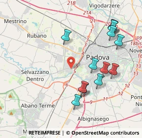Mappa 35143 Padova PD, Italia (4.23769)
