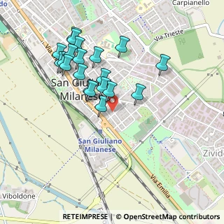 Mappa Via Costituzione, 20098 San Giuliano Milanese MI, Italia (0.453)