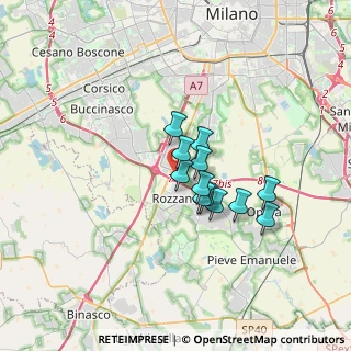 Mappa Via Vesuvio, 20089 Rozzano MI, Italia (2.285)