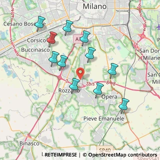 Mappa Via Adige, 20089 Rozzano MI, Italia (3.75455)