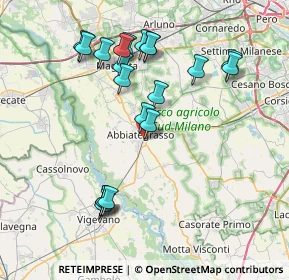 Mappa Via Antonio Pacinotti, 20081 Abbiategrasso MI, Italia (7.8265)