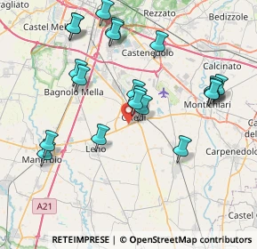 Mappa Strada Costa, 25016 Ghedi BS, Italia (8.062)