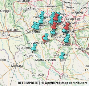 Mappa Via Dante, 20080 Vermezzo MI, Italia (12.354)