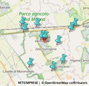 Mappa Via Dante, 20080 Vermezzo MI, Italia (1.86455)