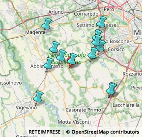 Mappa Via Dante, 20080 Vermezzo MI, Italia (6.94462)