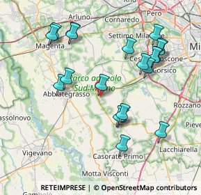 Mappa Via Dante, 20080 Vermezzo MI, Italia (8.122)