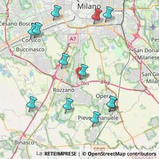 Mappa Via Curiel, 20089 Milano MI, Italia (5.08083)