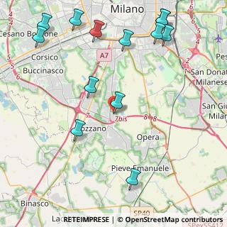 Mappa Via Curiel, 20089 Milano MI, Italia (5.48154)