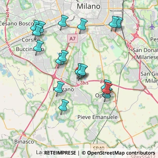 Mappa Via Curiel, 20089 Milano MI, Italia (3.97167)