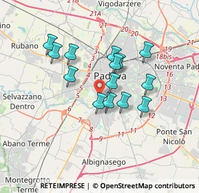 Mappa Via Siracusa, 35142 Padova PD, Italia (2.80143)