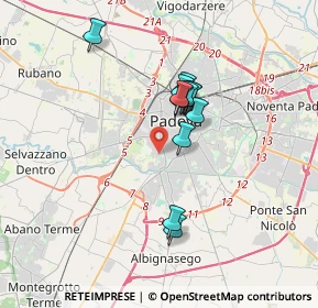 Mappa Via Siracusa, 35142 Padova PD, Italia (2.74333)