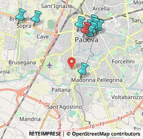 Mappa Via Siracusa, 35142 Padova PD, Italia (2.18364)