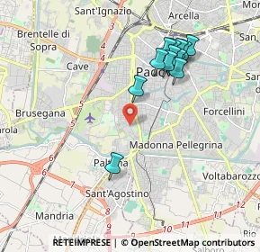 Mappa Via Siracusa, 35142 Padova PD, Italia (1.8625)