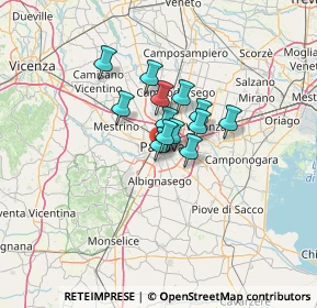 Mappa Via Siracusa, 35142 Padova PD, Italia (7.40385)